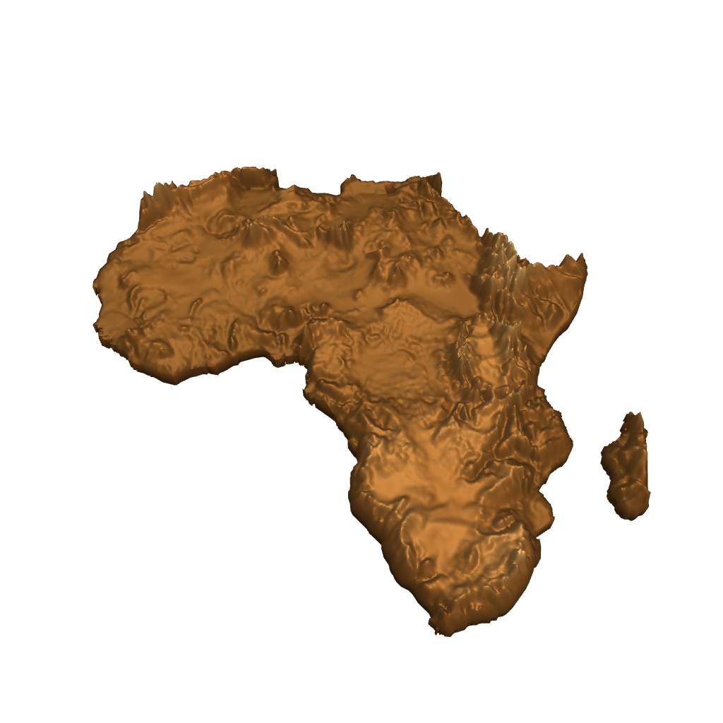 Full-resolution preview specimen. Africa terrain at sharp detail.